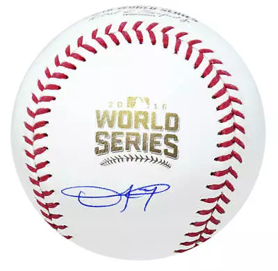 Cubs DEXTER FOWLER Signed Rawlings Official 2016 World Series Baseball -SCHWARTZ • $147.26