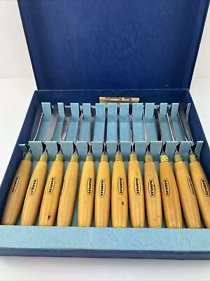 Vintage Marples M60 12 Piece Wood Carving Chisel Set Wood Sculpture Chisel UK • $450