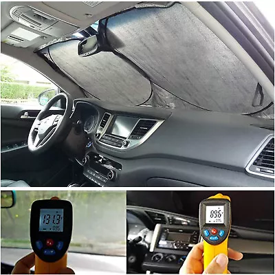 For Honda Car Sun Shade Foldable UV Windshield Sunshade Front Window Cover VisoR • $9.99