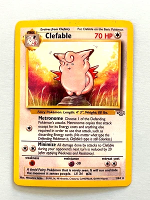 $2 • Buy Pokemon TCG - Clefable 1/64 Jungle Set Holo Rare