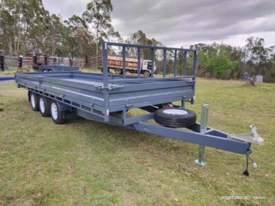 $18500 • Buy Tri Axle Trailer 2150mm X 6000mm Long 4500kg Flat Top