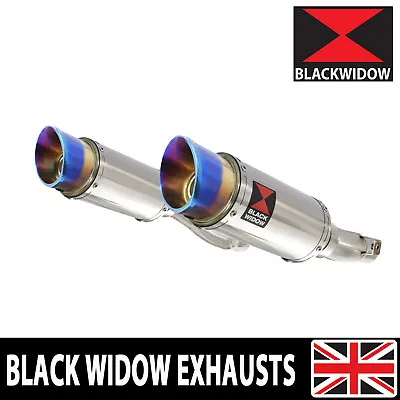 Z1000 Z1000SX 10-19 4-2 + Panniers Exhaust Silencers End Cans Round SL20R • £309.99