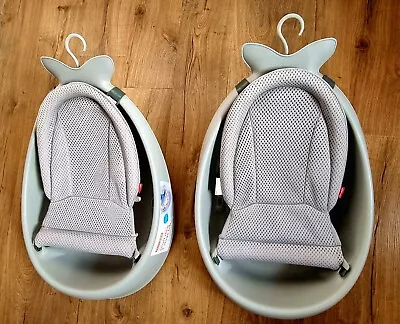 2 X Skip Hop Moby Smart Sling 3 Stage Baby Bath Tub Grey (Used) Twins • £17.50