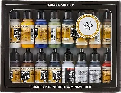 Vallejo Model Air Building Acrylic Paint Set For Air Brush - Assorted Colours • £46.95