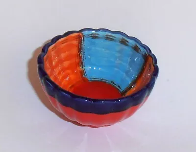 £5.99 • Buy Spanglishstore Spanish Ceramic Crinkle Rim Round Bowl 8cm