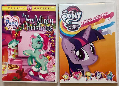 Lot Of 2 My Little Pony Dvd Very Minty Christmas Twilight & Starlight  Glimmer • $6.64