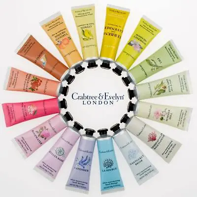 £9.49 • Buy Crabtree And Evelyn Hand Therapy Hand Cream 25g - Choose Your Scent