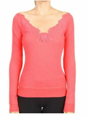 Lorna Jane Women's V Neck Top Long Sleeve T-shirt Casual Slim Fit Tee Size XS- L • $9.99