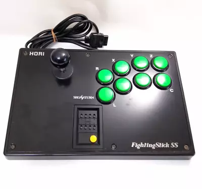 HORI FIGHTING STICK SS Sega Saturn JoyStick Arcade Controller HSS-07  JapanVer • £57.98