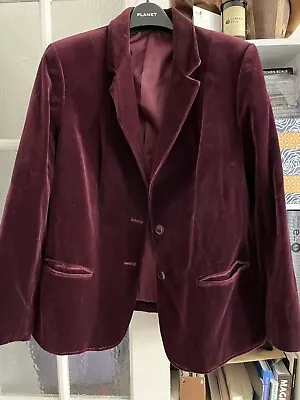Vintage St Michael Velvet Jacket • £40