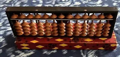 Vintage Tenkaichi Soroban 13 Column Abacus Original Box Japan • $14.99