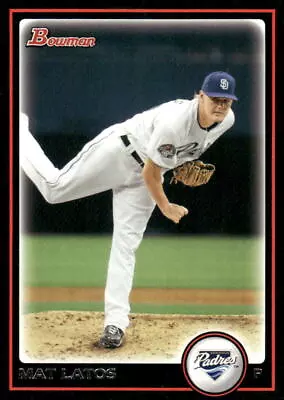 Mat Latos 2010 Bowman #64 San Diego Padres • $0.99