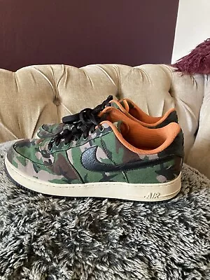 Nike ID AF1 Mens UK Size 10 Camo Trainers With Logos 2015  • £35