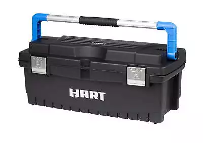 HART 26  Toolbox Resin Tool Storage And Organization Black With Blue Accents • $21.64