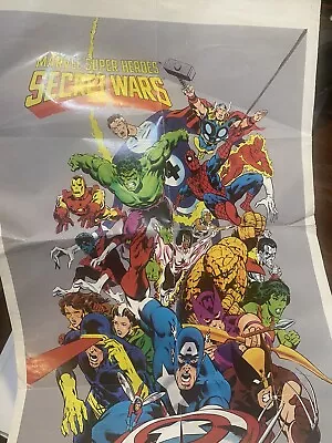 Marvel Super-Heroes Secret Wars Coloring Activity Book UNUSED W POSTER  1984 • £32.13