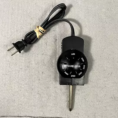 West Bend Electric Skillet Heat Control Power Cord 1500W E84820 WB#9 • $9.99