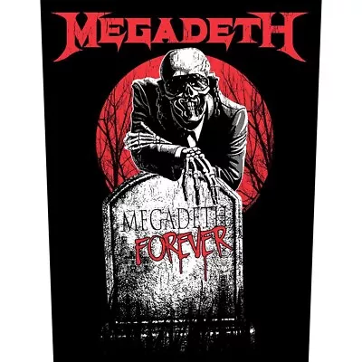 £7.99 • Buy Megadeth -  Tombstone  - Large Size - Sew On Back Patch - Officially Licensed