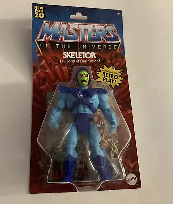Masters Of The Universe Origins Skeletor 5.5  Action Figure MOTU 2020 Retro New • $17.99