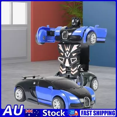 2 In 1 Car Diecasts Toy One-key Deformation Robot Car Toy Children Toy Boys Gift • $9.67