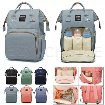 $22.89 • Buy Multifunctional Baby Diaper Backpack Waterproof Large Mummy Nappy Changing Bag