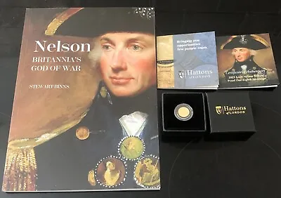 One Eighth Sovereign 22ct Gold Lord Nelson Tribute 1/8 Coin Tristan Da Cunha • £107.99