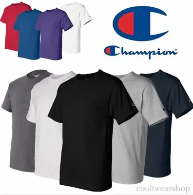 Champion T425 Men Crew Neck Short Sleeves T-Shirt SMLXL2XL • $10.95