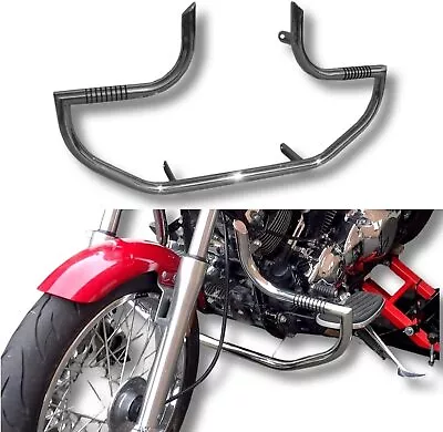 $234.19 • Buy Yamaha XVS650 Dragstar (V-Star 650) Highway Crash Bar Engine Guard W/ Foot Pegs