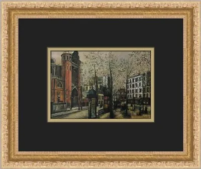 Maurice Utrillo Montmartre Place Des Abbesses Custom Framed Print • $75
