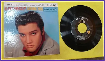 Elvis Presley 45 EP Loving You Vol II RCA Victor EPA 2-1515 Visually EX • $22.95