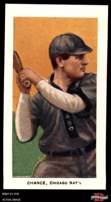 1909 T206 Reprint #77 Frank Chance BAT Cubs HOF VARIATION 8 - NM/MT BREP 01 3719 • $6.50