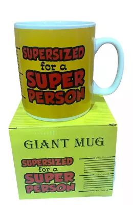 £11.69 • Buy Brand New Jumbo Mug Super Sized For Super Person Giant Mug Best Gift 900ML