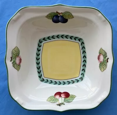 Villeroy & Boch French Garden Fleurence Square Vegetable Serving Bowl Mint • $34.95