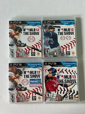 PlayStation 3 MLB 12  MLB 13 The Show PS3 Canadian Variant & Walmart Sealed Lot • $45