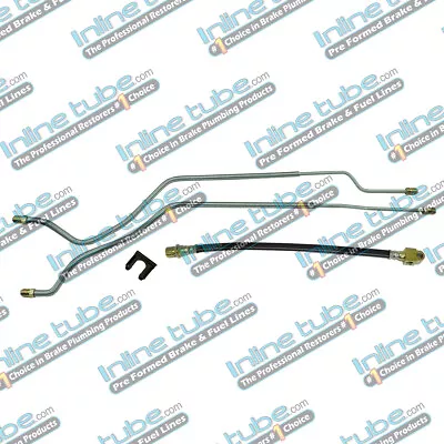 68-72 Disc Brake Conversion Rear Axle Lines Tubing Fluid Tubes Hose Chevelle Ss • $49.99