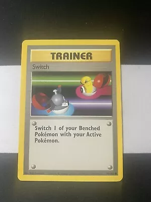$1.20 • Buy Switch Power Trainer Pokemon Card Base Set Vintage WOTC TCG 95/102