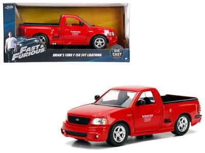 1:24 Brian's Ford F-150 SVT Lightning -- Fast & Furious JADA • $49.99