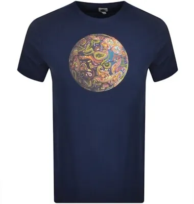 BNWT Pretty Green Paisley Football T-Shirt £35 S Or XS *VARIOUS COLOURS* • £24.99