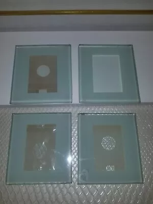 Coasters Glass Picture Holders Set Of Four Decor Guest Seating Skid Free  • $10