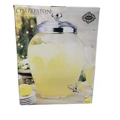 Charleston Beverage Dispenser Shannon Crystal Designs By Godinger • $40