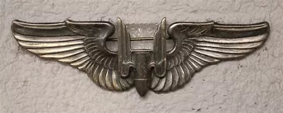 Army Air Force Badge 988: Aerial Gunner Wings - 3  P/b Nhm Sterling • $49.95