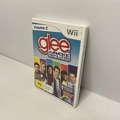 Glee Karaoke Revolution Videogame - Volume 2 (Wii 2011) Singing - Region Pal • $9