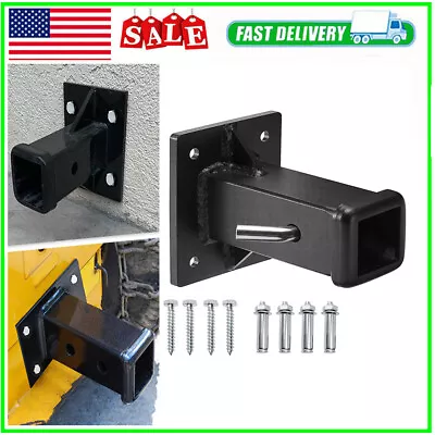 Upgrade Bolt-On Trailer Hitch Receiver Tube 2  Receiver Hitch Wall Mounted Lawn • $39.50