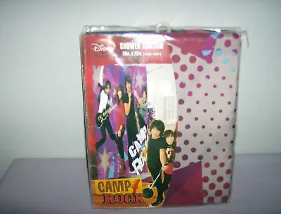 Disney Camp Rock Shower Curtain 70 X 72 In. New • $10
