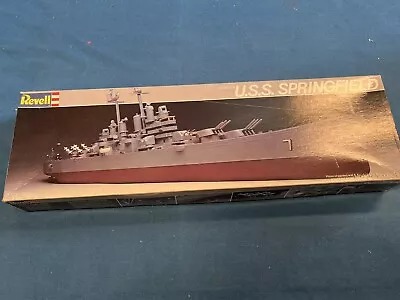 Revell 1/500 USS Springfield Guided Missile Cruiser Started • $24.99