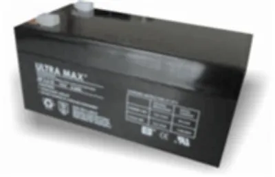 ULTRAMAX 12 Volt 3.3ah / 2.8 Ah RECHARGEABLE ALARM/ SECURITY BATTERY • £14.95