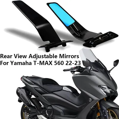 Motorcycle Rear View Mirrors Adjustable Mirror For YAMAHA T-MAX 560 2022 2023 • $188.99