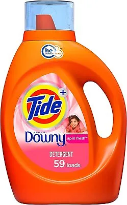 Tide With Downy Laundry Detergent Liquid Soap High 92 Fl Oz (Pack Of 1)  • $25.70