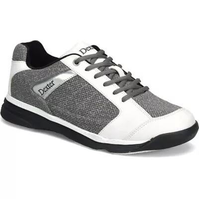 Dexter Wyoming Light Grey/White Knit Mens Bowling Shoes • $69.95