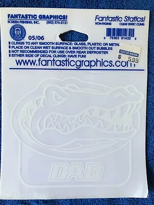 University Of Florida Gators UF Dad Car Window Vinyl Decal/Sticker • $4