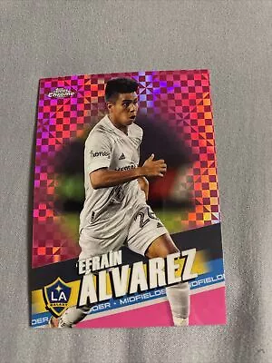 2022 Topps Chrome MLS #6 Efrain Alvarez X Fractor- LA Galaxy • $3